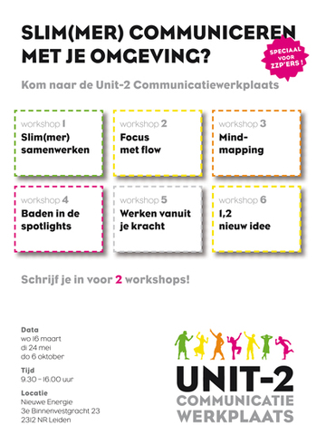 NIEUW: De CommunicatieWerkplaats 