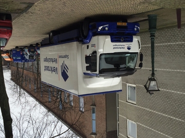 Eerste verhuiswagen van nieuwe huurder