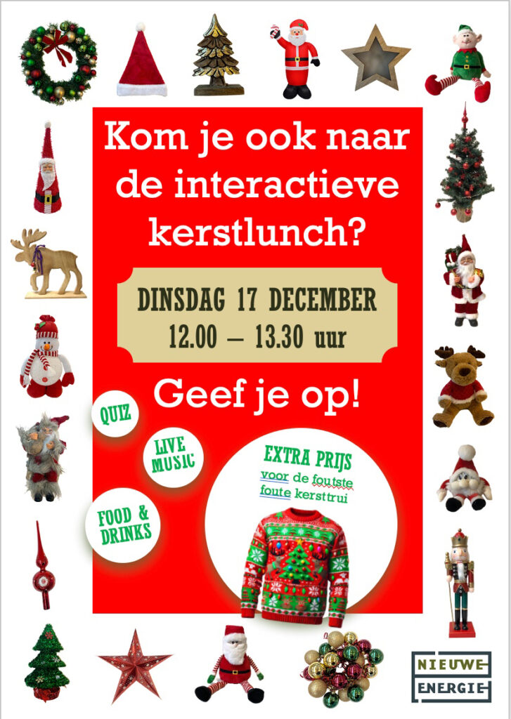 Kerstlunch Nieuwe Energie Leiden